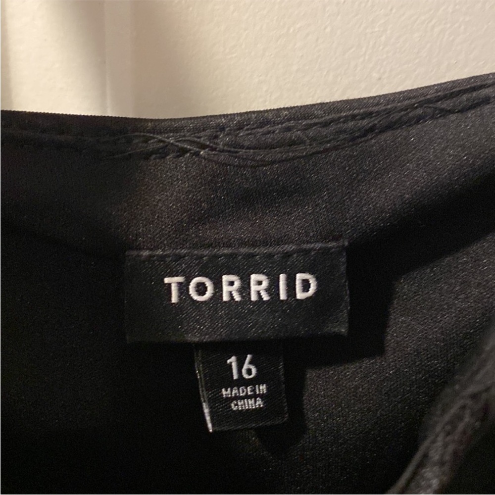 Torrid faux leather bustier corset back dress - Picture 11 of 12